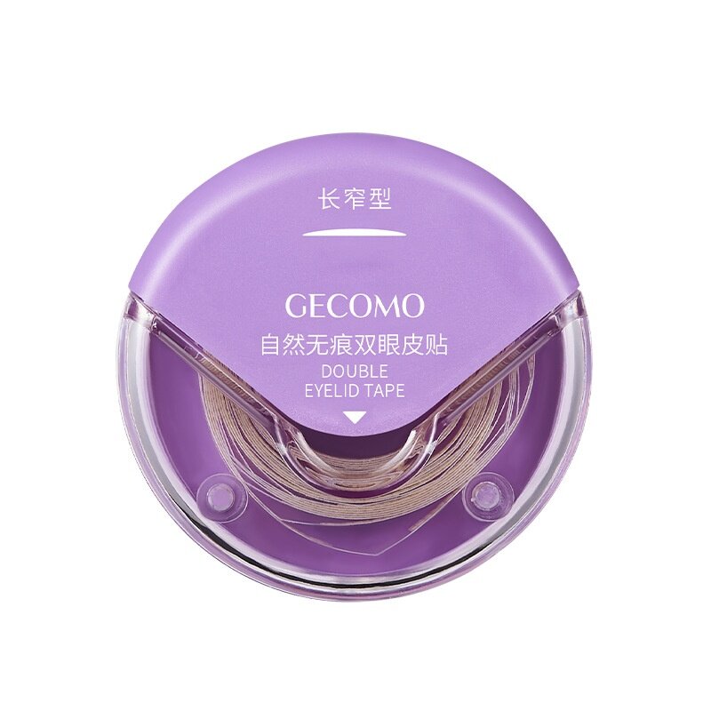 GECOMO 二重アイテープ｜ロールタイプ・メッシュ・極薄・目立たない・斜めカット・携帯便利・奥二重・腫れぼったい目元・二重メイク・ぱっちり目|undefined