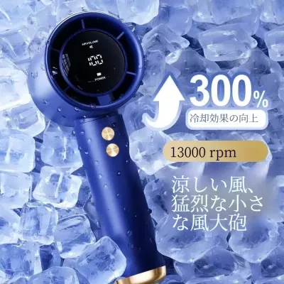 携帯扇風機｜100段階風量・高速・USB充電式・ミニ扇風機・卓上扇風機・パワフル送風・コンパクト