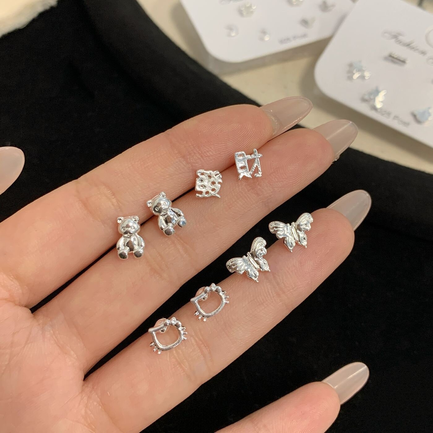 ミニピアス｜かわいい・シルバー925・セット・つけっぱなしOK・シンプル・普段使い・おしゃれ|undefined