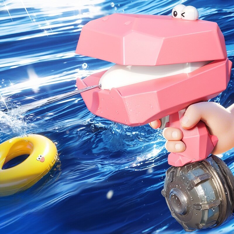 水鉄砲｜かわいい・ワニ型・アニマル・大容量・連射式・電動・子供向け・イベント・盛り上がる|undefined