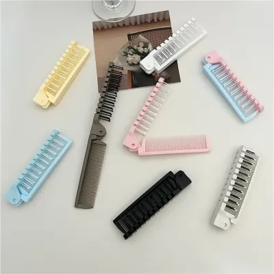 折りたたみコーム｜小型・携帯便利・2way・静電気防止・マッサージ・学生寮・ホテル・ヘアケア・持ち運びやすい・コンパクト