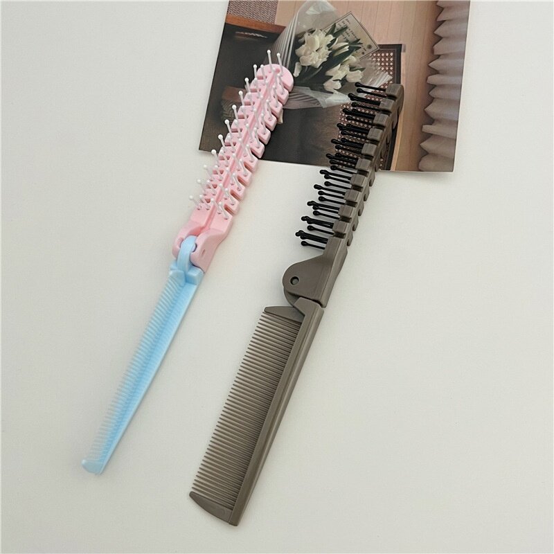 折りたたみコーム｜小型・携帯便利・2way・静電気防止・マッサージ・学生寮・ホテル・ヘアケア・持ち運びやすい・コンパクト|undefined