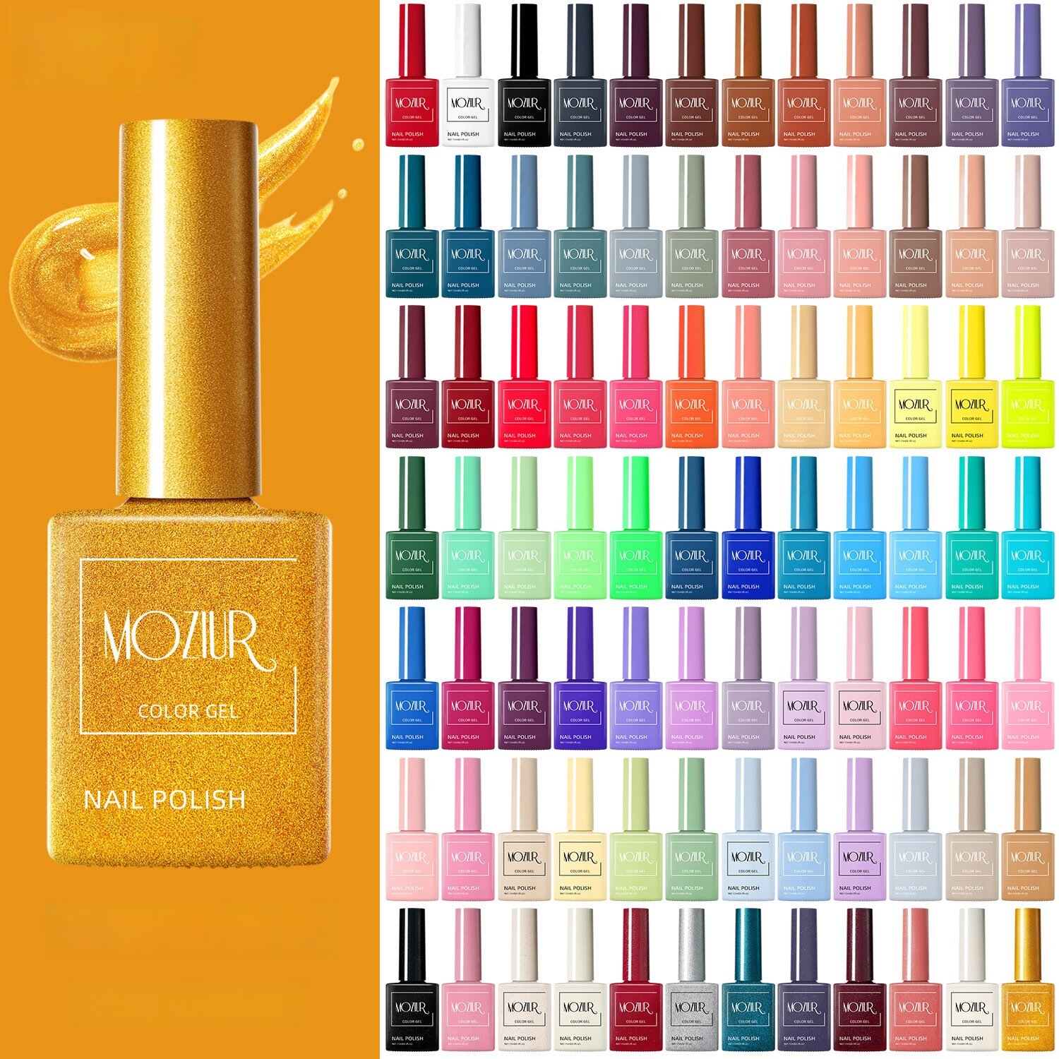 MOZIUR 彩瓶ジェルネイル｜コ-ダン・UV/LED対応・サロン向け・15ml・発色が良い・高品質・お得なセット|undefined