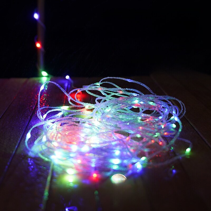 キャンプライト｜LED・USB充電式・15m・七色・ロールメジャータイプ・アウトドア・テント用・雰囲気作り|undefined
