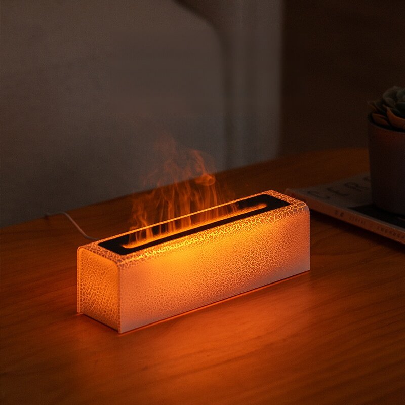 アロマディフューザー｜溶岩風・七色ライト・炎効果・USB充電式・卓上加湿器・癒し・おしゃれ・リラックス|undefined