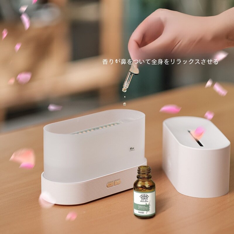 アロマディフューザー｜USB充電式・加湿器・卓上型・７色ライト・癒し・リラックス・インテリア|undefined