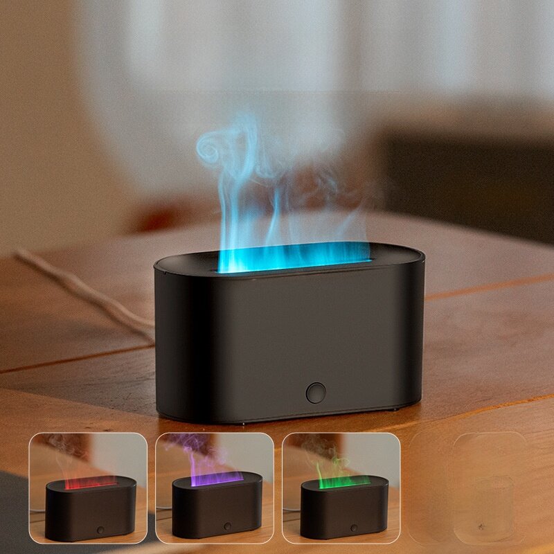 アロマディフューザー｜ミニ加湿器・USB充電式・卓上加湿器・LEDライト・七色ライト・癒し・おしゃれ|undefined