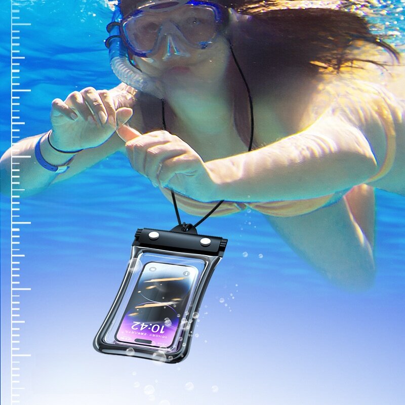 スマホ防水バッグ｜スタックエアバッグ・密封バッグ・保護・カバー・タッチスクリーン・ダイビング|undefined