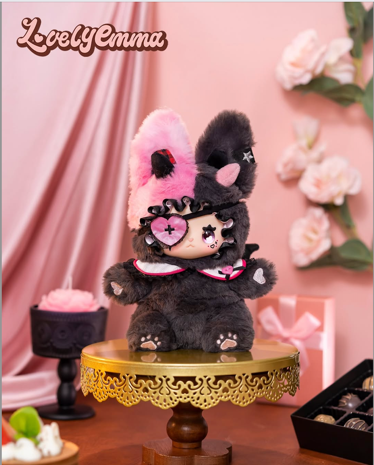 【正規品】バレンタイン限定 EMMA LUCKY EMMA】ぬいぐるみ・バレンタイン限定・フェイスマスコット