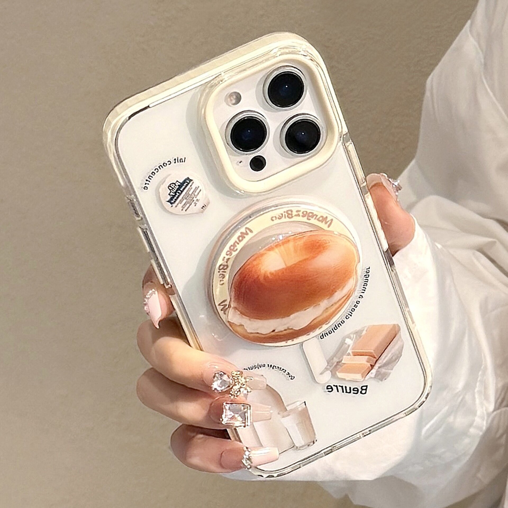 iPhoneケース｜クリア・耐衝撃・ソフト・iPhone 16 Pro Max/15/14/11対応・ins風・レディース・かわいい|undefined