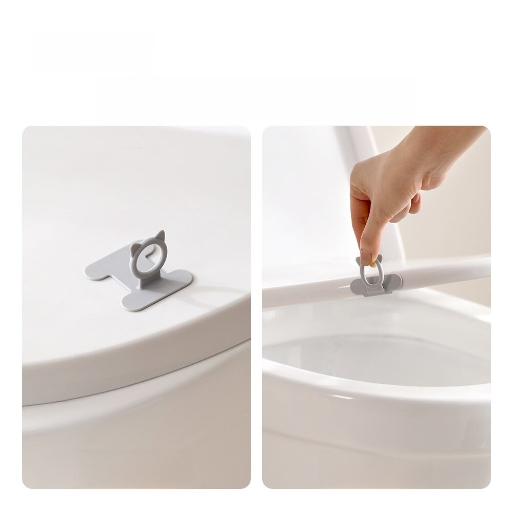 FaSoLaトイレ蓋リフター｜シリコン製・厚手・粘着式・非接触・衛生的・持ち手付き・簡単取付|undefined