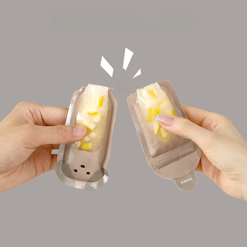 FaSoLa 使い捨てアイスキャンディー袋｜DIY・砕氷アイス・製氷袋・密封可能・手作りアイス・楽しい|undefined