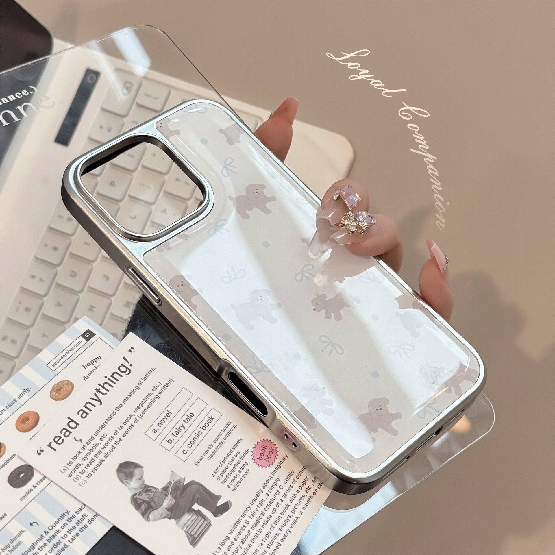 スマホケース｜iPhoneシリーズ・シルバーフレーム・可愛い・お洒落・落下防止・ファッション・レディース・カジュアル|undefined