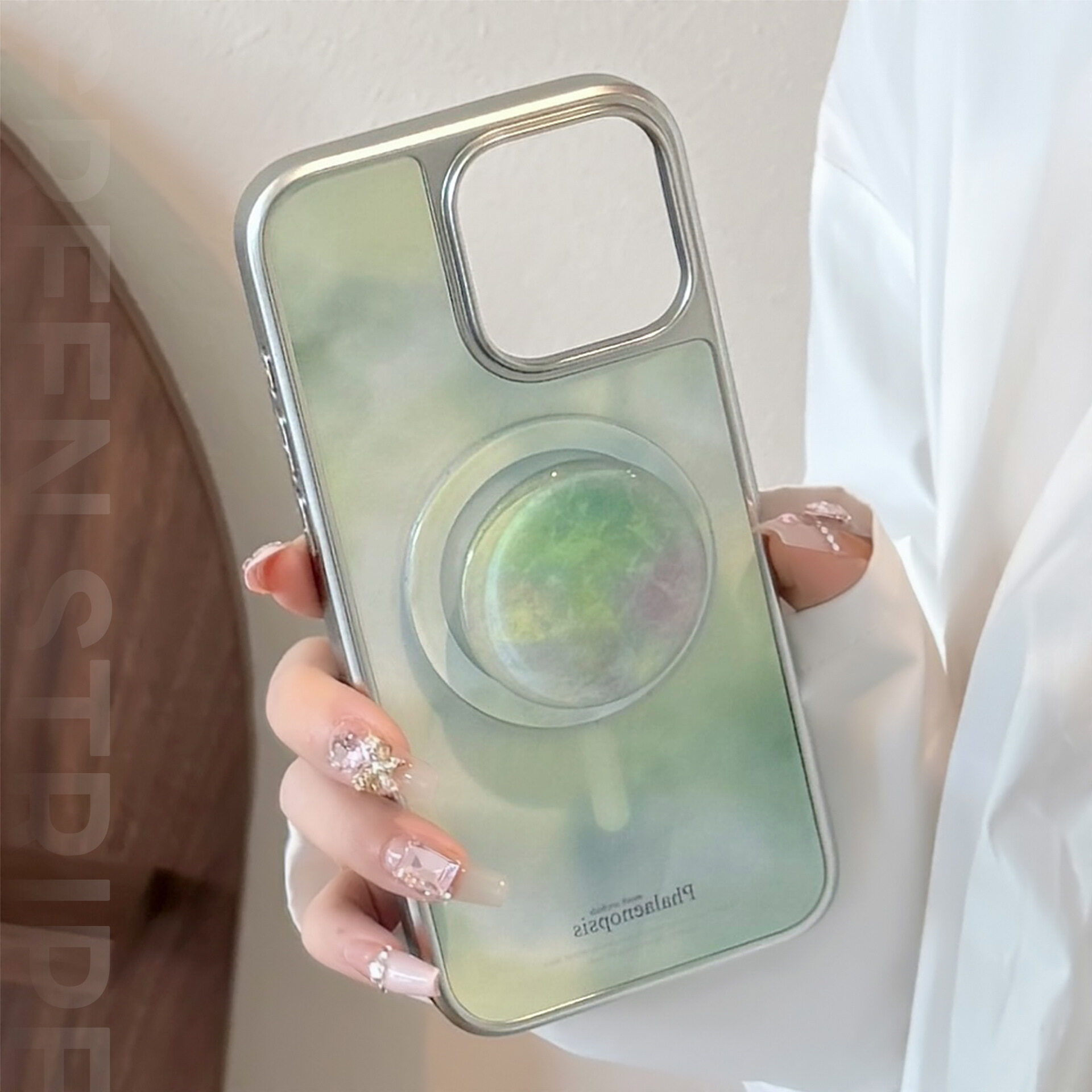 スマホケース｜iPhoneシリーズ・メッキ・磁気スタンド付き・カジュアル・落下防止・おしゃれ・スタイリッシュ|undefined