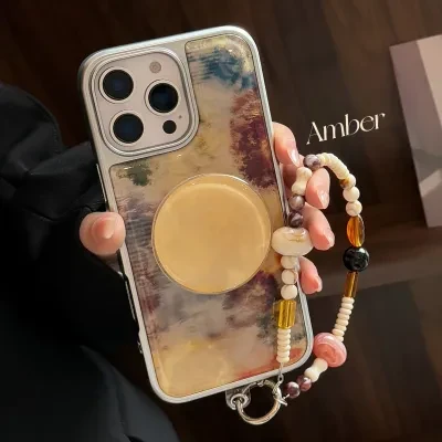 スマホケース｜iPhoneシリーズ・スタンド機能・TPU素材・ストラップ付き・おしゃれ・ファッション