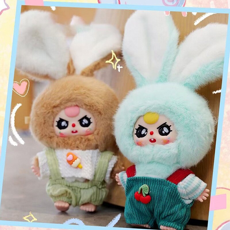 【BABY THREE】ぬいぐるみ・マカロンカラー・ミニサイズバニー・ブラインドボックス・ふわふわ|undefined