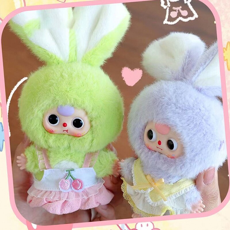 【BABY THREE】ぬいぐるみ・マカロンカラー・ミニサイズバニー・ブラインドボックス・ふわふわ|undefined