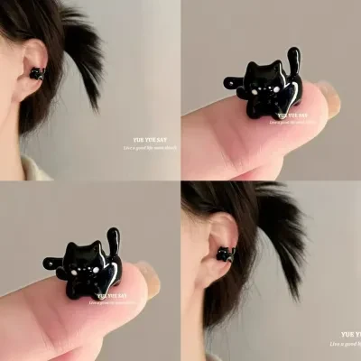 耳クリップ｜猫耳デザイン・イヤリング・個性的・耳に挟むタイプ・おしゃれ・大人可愛い