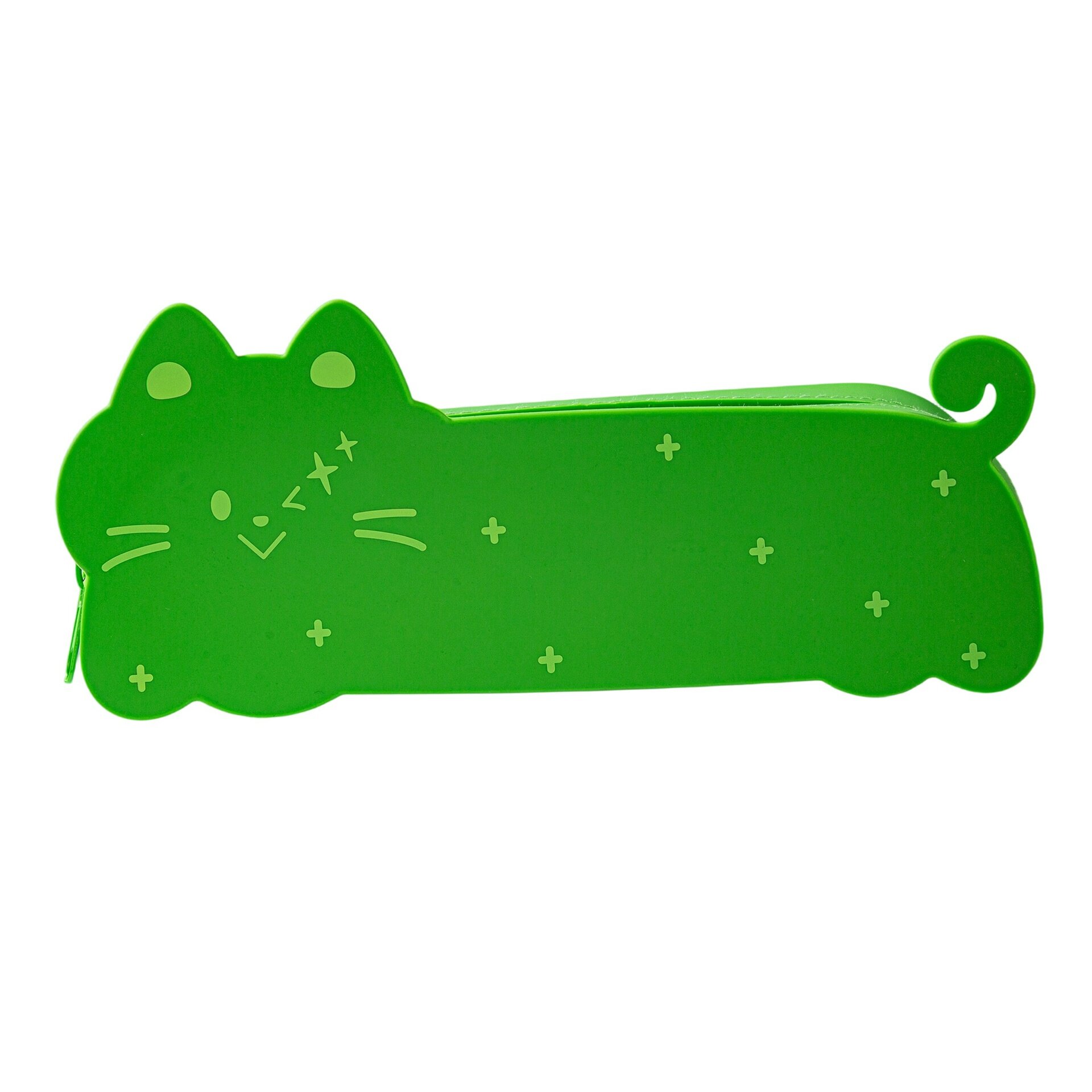 文房具｜シリコン製・ペンケース・猫柄・ピンク・シンプル・かわいい・癒し系|undefined