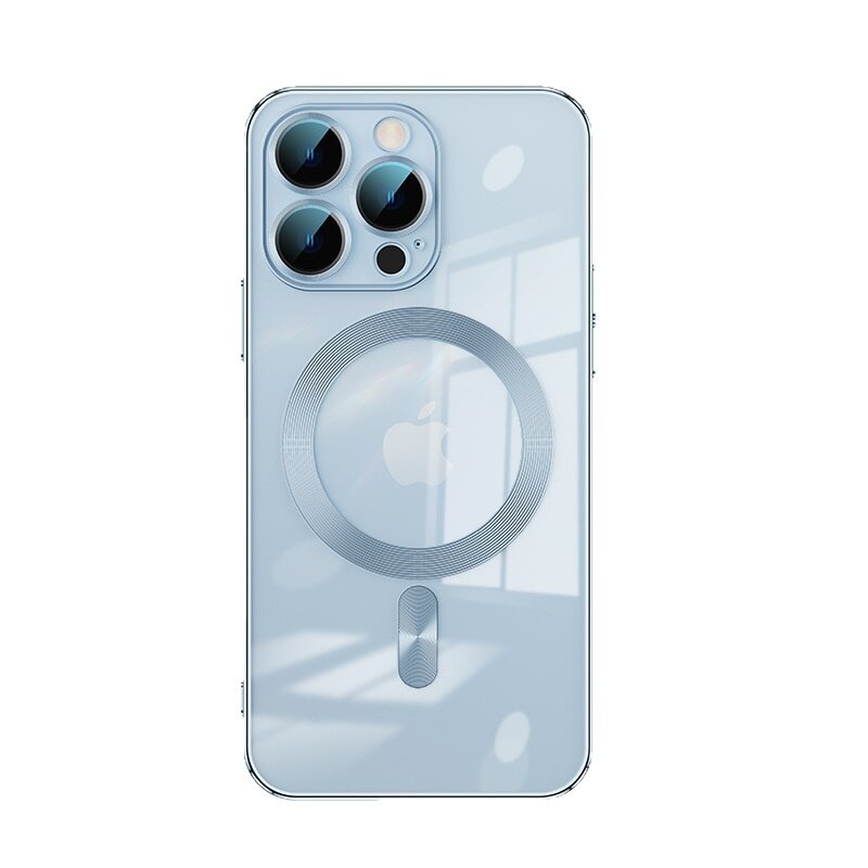 スマホケース｜iPhone シリーズ・磁気吸着・メッキ加工・クリア・レンズ保護フィルム付き・フルカバー・保護ケース|undefined
