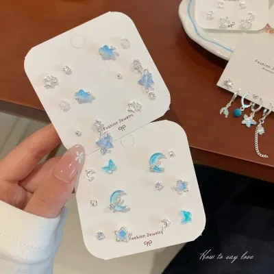 ピアス｜シルバー925・小ぶり・夏用・海モチーフ・星モチーフ・高見え・大人可愛い・万能・レディース