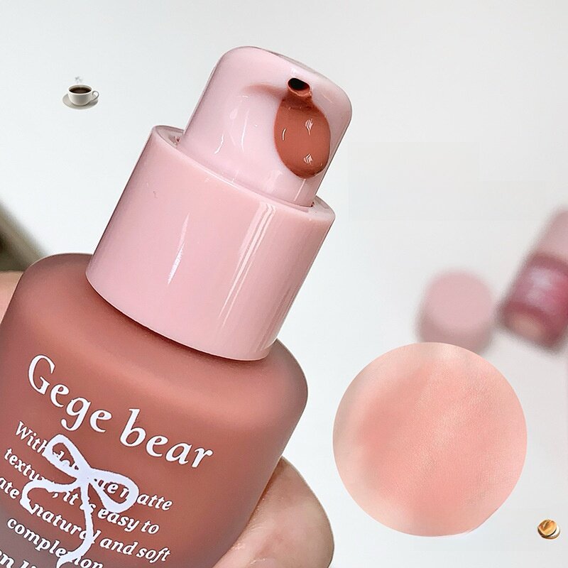 Gege Bear 軽やかチーク液｜アイシャドウ・リキッドタイプ・低彩度・血色感・透明感・ツヤ肌・ニュアンスメイク|undefined