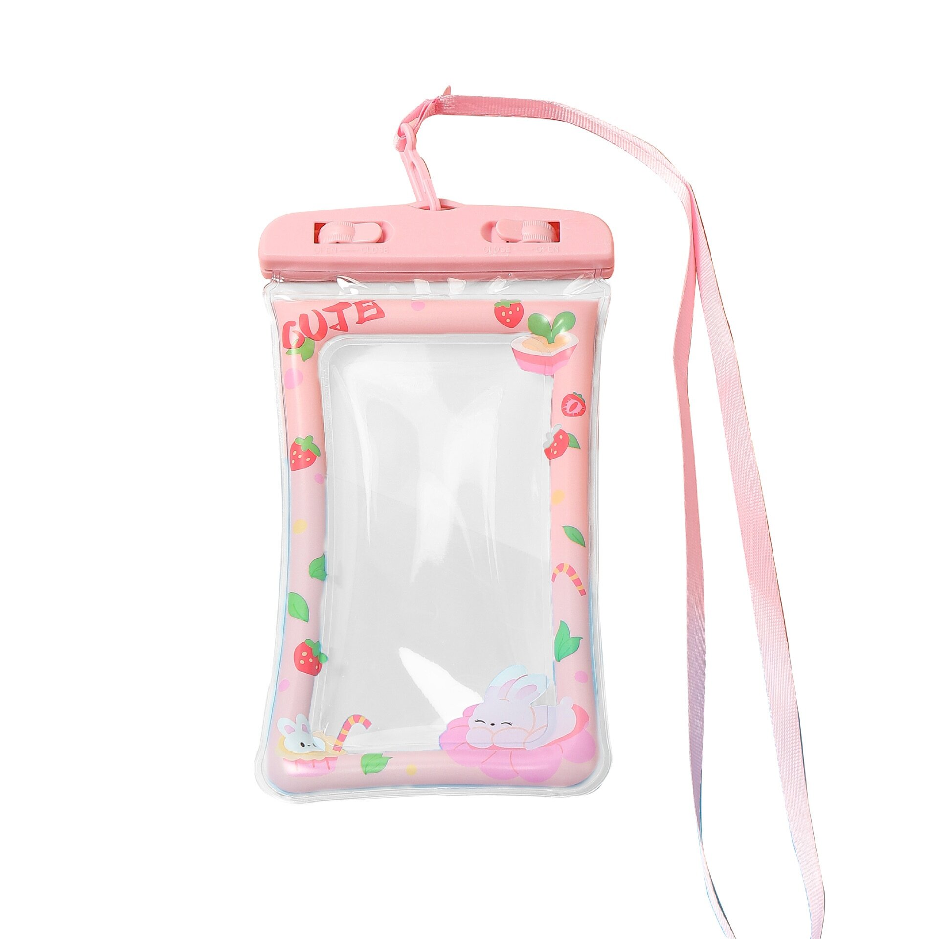 スマホ防水ケース｜タッチ操作可能・水泳・水中撮影・ダイビング・漂流・エアバッグ付き・ネックストラップ付き・かわいい・携帯便利|undefined