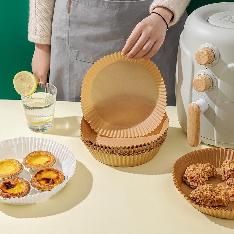 エアフライヤー用敷き紙｜食品グレード・吸油性・耐油紙・オーブン対応・家庭用・使い捨て・調理簡単・ヘルシー|undefined