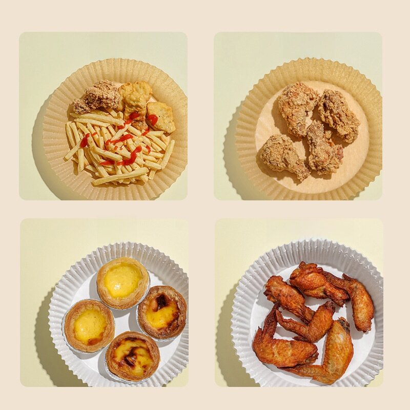 エアフライヤー用敷き紙｜食品グレード・吸油性・耐油紙・オーブン対応・家庭用・使い捨て・調理簡単・ヘルシー|undefined