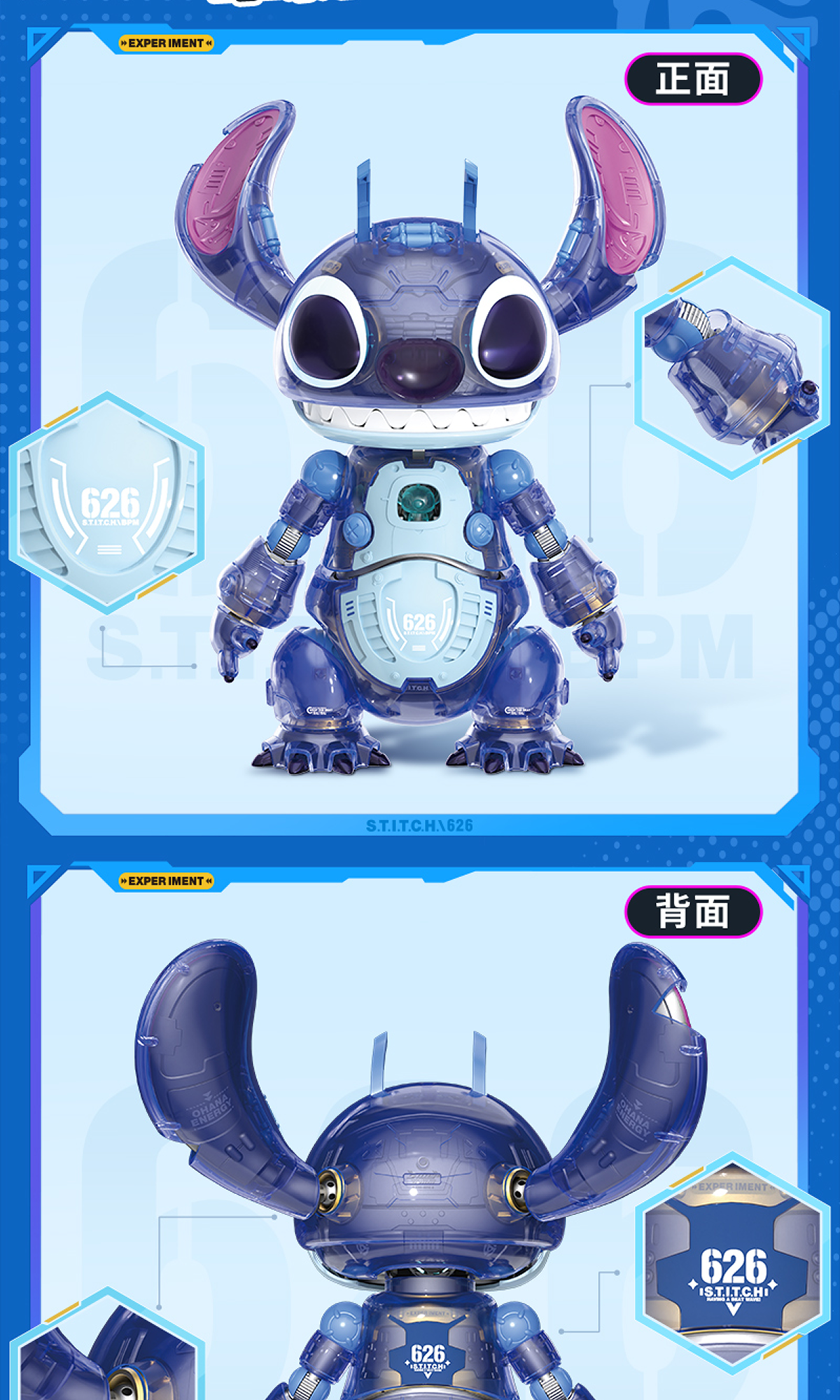 Disney×TOPTOY】スティッチ626号シリーズ・ブロックおもちゃ