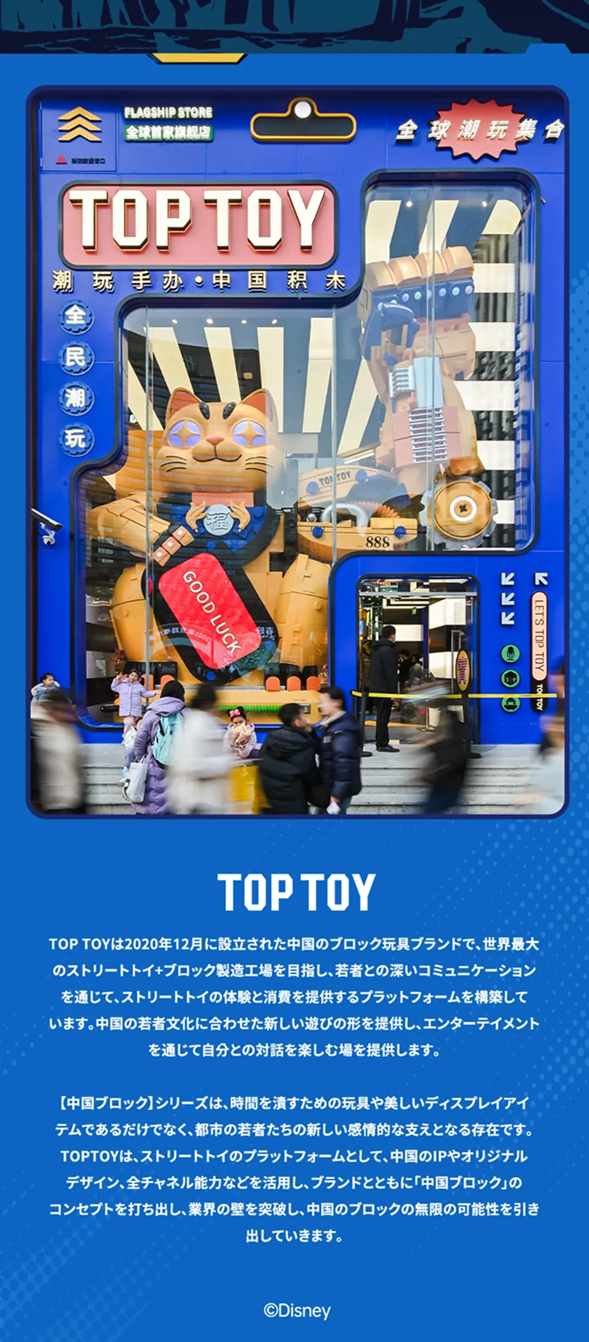 TOPTOYブランドの紹介、ディズニーとコラボしたブロック玩具の魅力