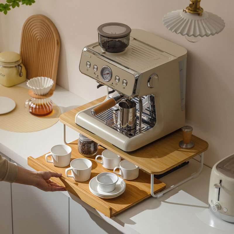 コップ収納棚｜コーヒーメーカー置き・ティーバッグ収納・給水器周り収納・卓上収納・キッチン収納棚・整理整頓・省スペース|undefined
