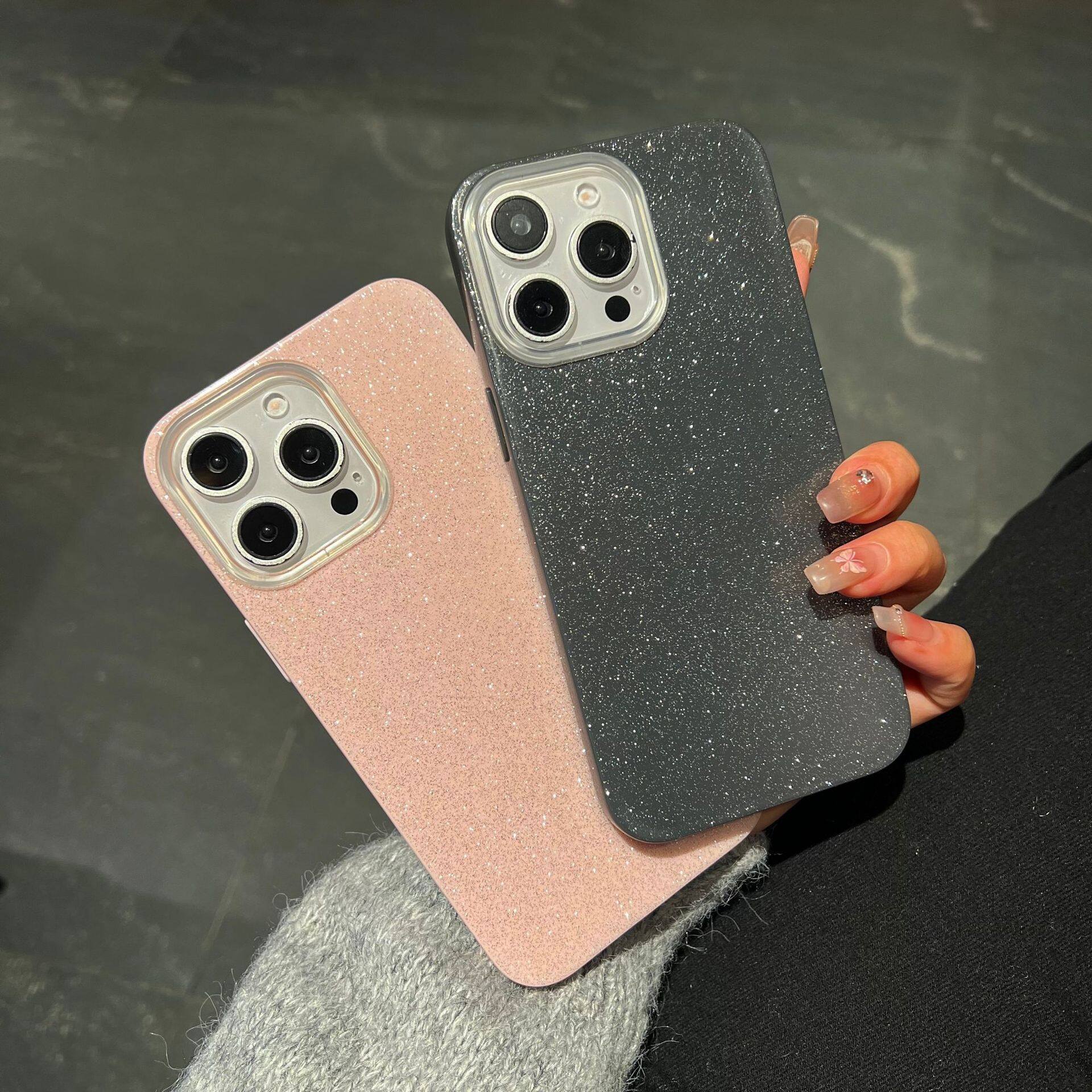 サムスンのスマホケース｜TPU・光沢・ラメ入り・無地・耐衝撃・キラキラ・おしゃれ・かわいい|undefined