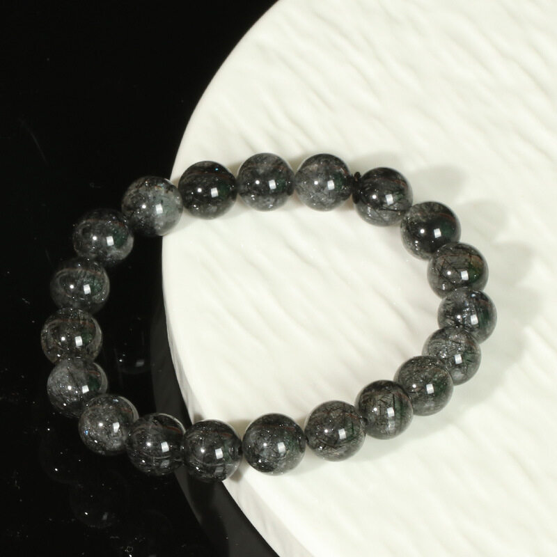 天然氷種黒髪 кристал ブレスレット・DIY・シングルブレスレット・ファッショナブル・アクセサリー|undefined