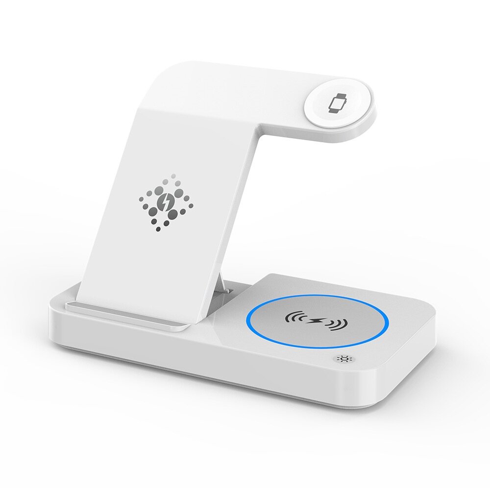 4 in 1 ワイヤレス充電器｜折りたたみ式・15W 急速充電・スマホ・スマートウォッチ・イヤホン対応・コンパクト・便利|undefined