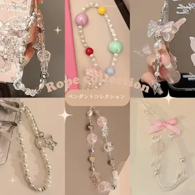 スマホケース用ストラップ ｜携帯便利・手首掛け・個性的・おしゃれ・ドバミンカラー・アクセサリー