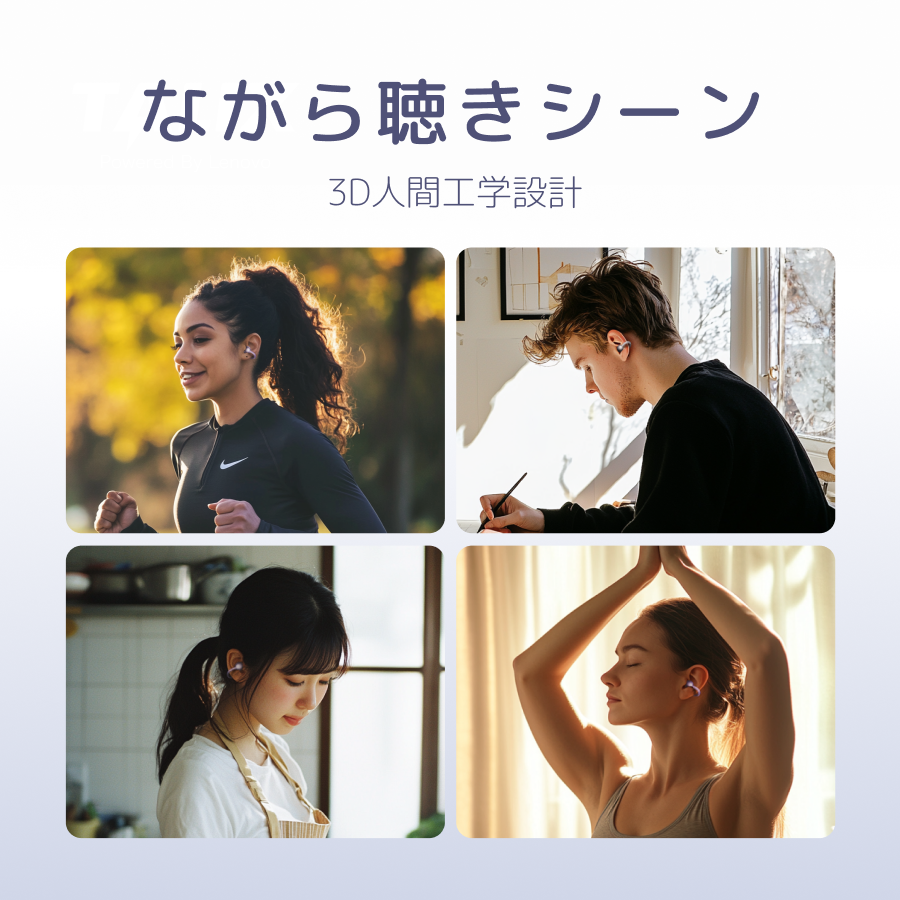 【TALIX世界初登場】 Ultra Open Earbuds X6｜ イヤーカフ型・ワイヤレス  |undefined