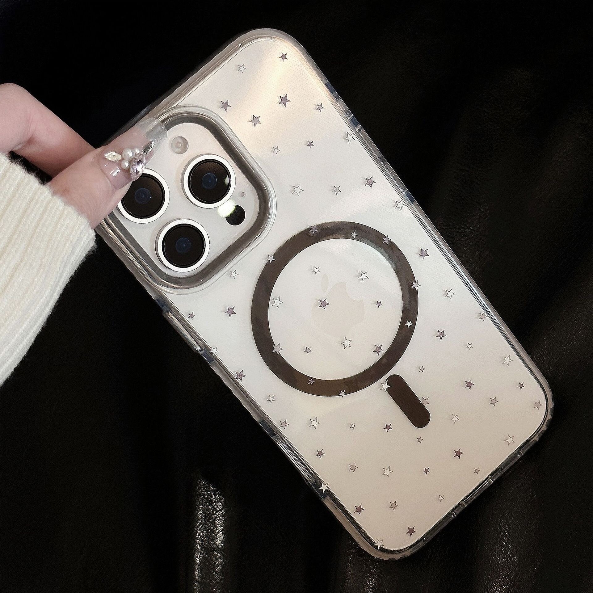 スマホケース｜iPhoneシリーズ・ソフトケース・マグネット内蔵・落書き風・おしゃれ・個性的なデザイン・クリア|undefined