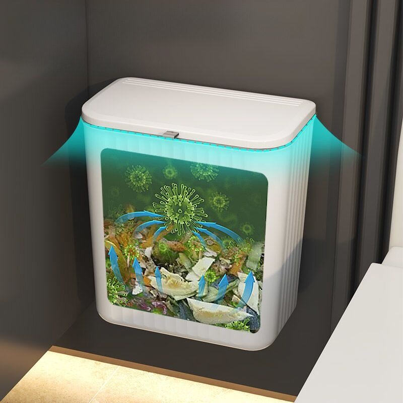 壁掛けゴミ箱｜トイレ用・省スペース・浮かせる収納・トイレットペーパーホルダー・シンプル・便利|undefined