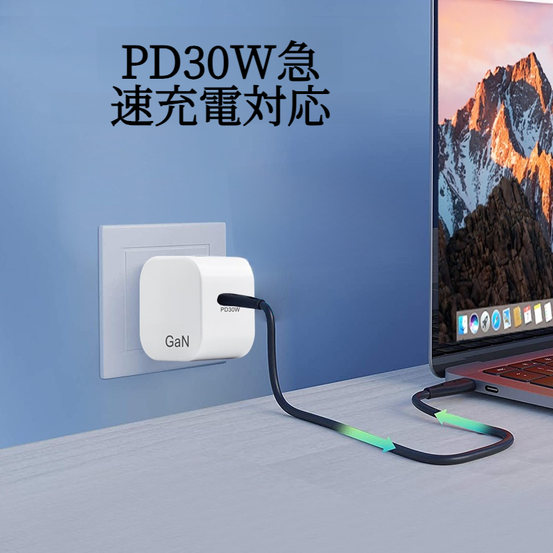 PD30W GaN充電器｜急速充電器・スマホ/タブレット対応・PSE認証アダプター・小型軽量|undefined