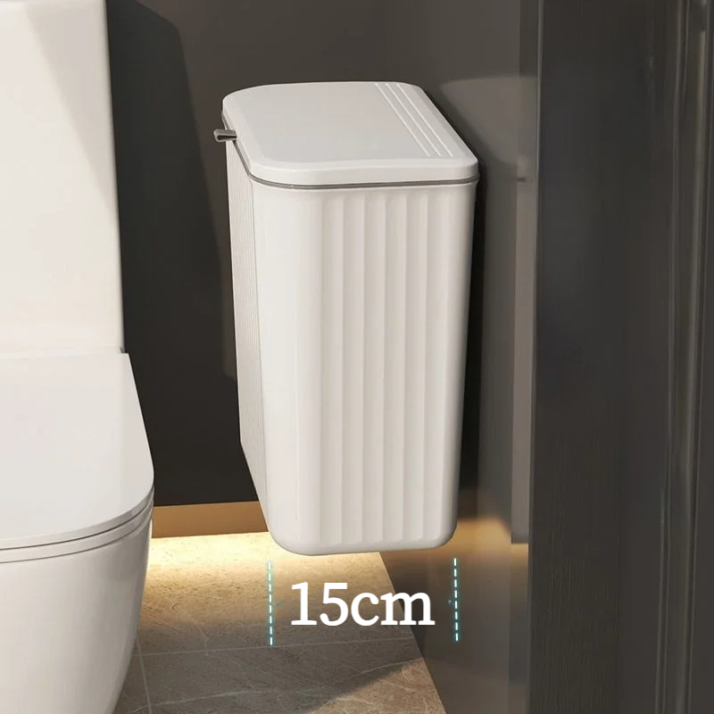 壁掛けゴミ箱｜トイレ用・省スペース・浮かせる収納・トイレットペーパーホルダー・シンプル・便利|undefined