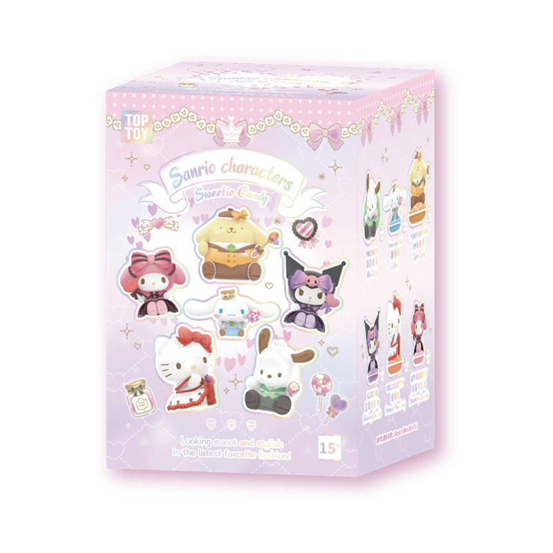 【TOPTOY】サンリオ家族・キャンディシリーズ・フィギュア・ブラインドボックス・置き物・クロミ・プレゼント・可愛い・癒し・Sanrio・サンリオ・さんりお・キティちゃん・シナモロール・クロミちゃん・ポムポムプリン・マイメロディ・ポチャッコ|undefined