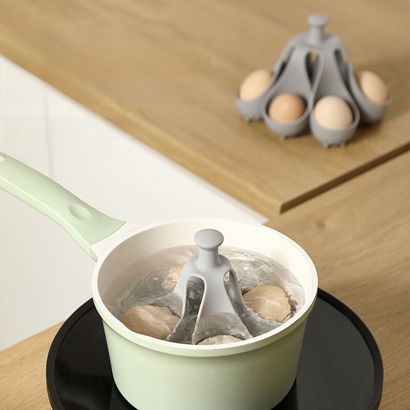 キッチン用品｜シリコン製・エッグクッカー・蒸し器・家庭用・複数人用・簡単調理・シリコンエッグホルダー・シンプル・便利・おしゃれ|undefined