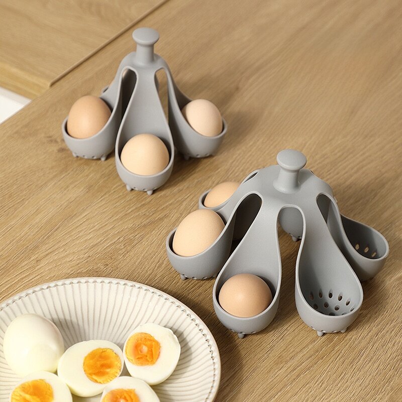 キッチン用品｜シリコン製・エッグクッカー・蒸し器・家庭用・複数人用・簡単調理・シリコンエッグホルダー・シンプル・便利・おしゃれ|undefined