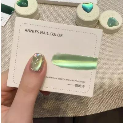 Orange.Nail ANNIES ネイル｜キャッツアイジェル・ガラスビーズ・人気・夜空イメージ・星・上品な輝き