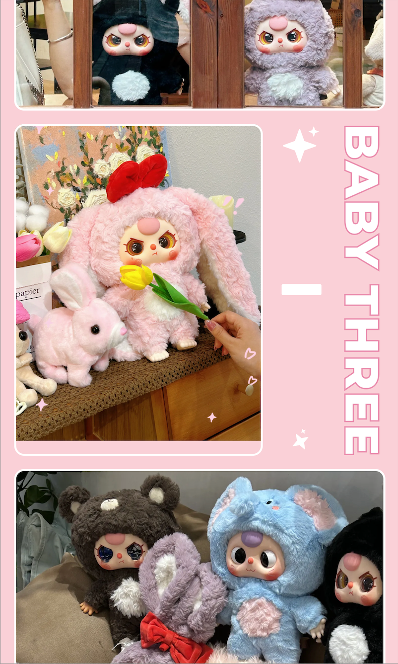 ベビースリー400％】ブラインドボックス ぬいぐるみ・400