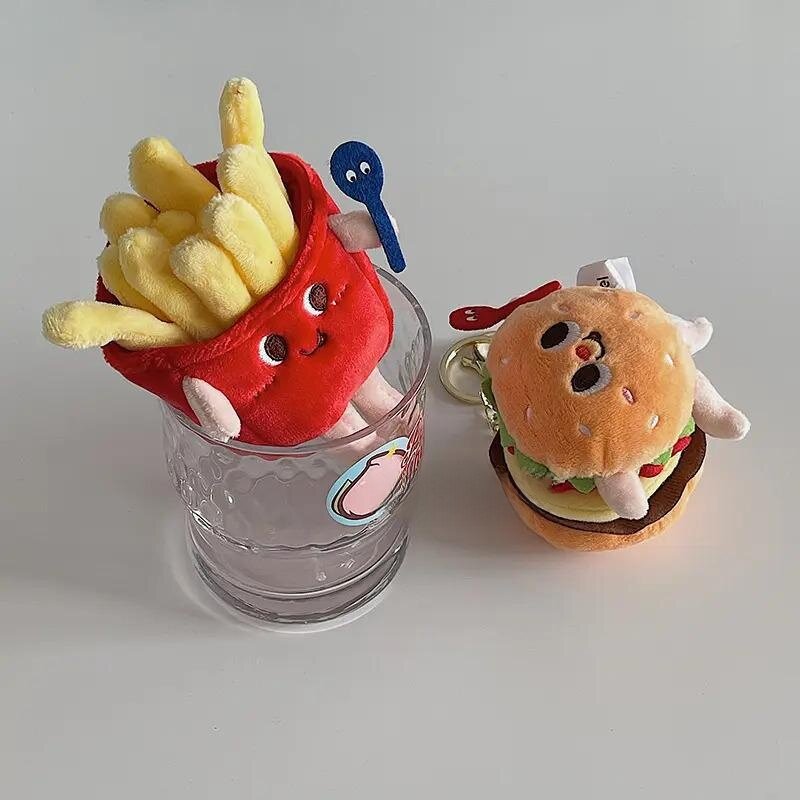 キーホルダー｜ぬいぐるみ・ポテト・ハンバーガー・カップル・かわいい・おしゃれ・レディース・ファッション|undefined