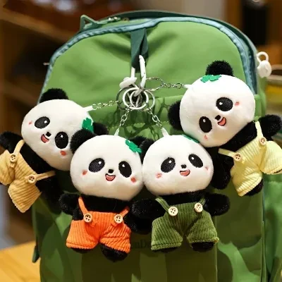 キーホルダー｜背带ズボン・パンダ・ぬいぐるみ・バッグチャーム・クレーンゲーム景品・可愛い・萌えグッズ・ギフト