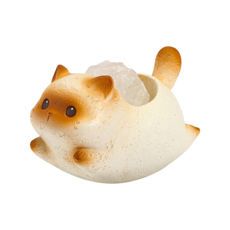 猫置物｜デコレーション・ゆらゆら・クリスタル・樹脂工芸品・卓上インテリア・猫グッズ・癒し・かわいい・おしゃれ|undefined