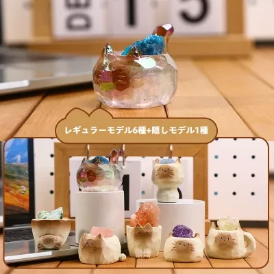 Explore デスクトップ飾り｜ネコ・水晶・置物・雑貨・かわいい・おしゃれ・幸運・クリエイティブ